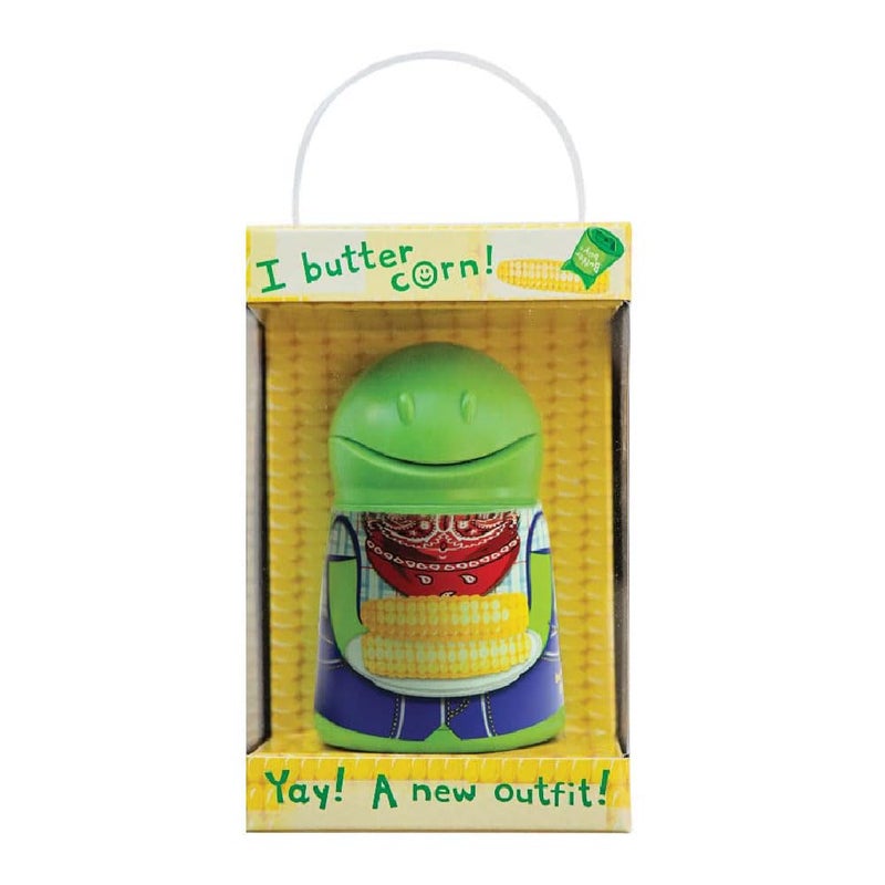 Talisman Designs Butter Boy Butter Keeper & Spreader, Green - Image 1